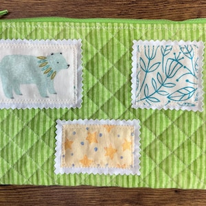 Quilted Zipper Pouch