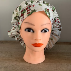 Snowman Surgical Scrub Cap