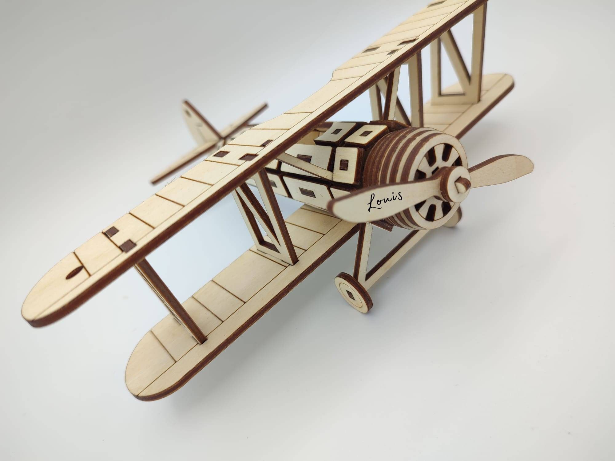 Décoration Chambre Enfant Personnalisé-Maquette Avion à Assembler