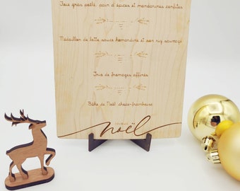 Christmas Menu - Table Decoration - Christmas Menu Restaurant
