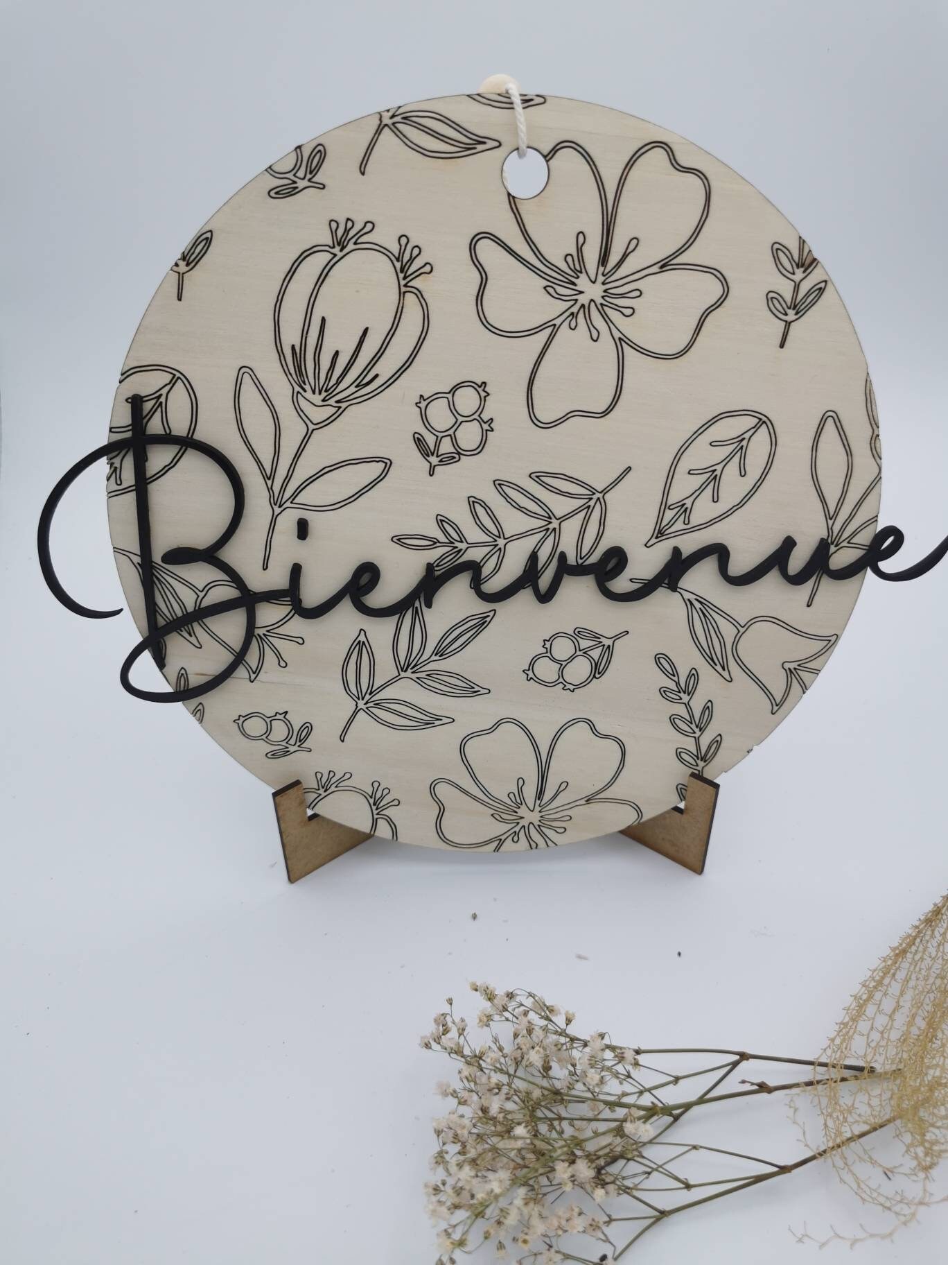 Cadre Bienvenue à Suspendre