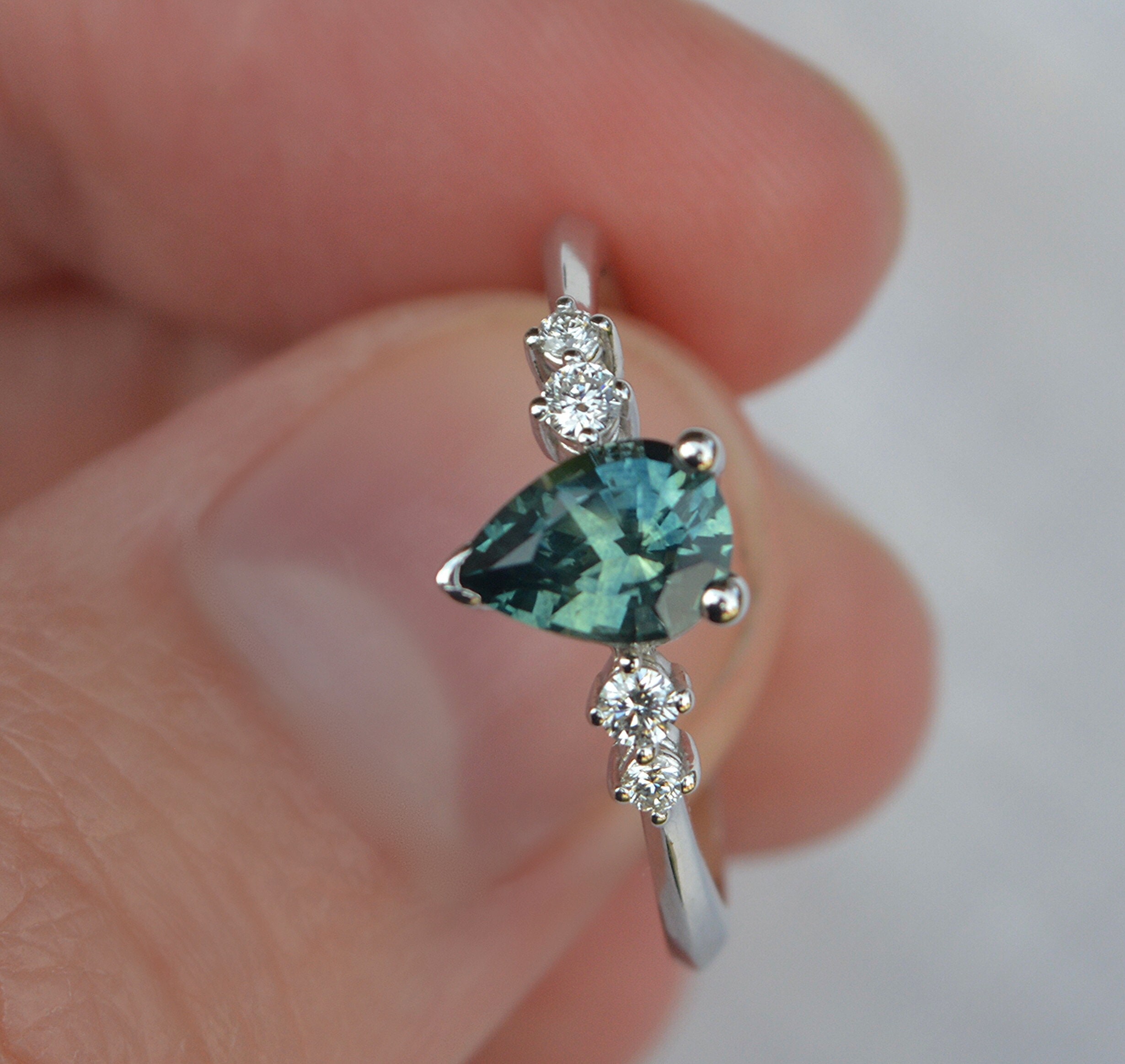 teal green sapphire teal green sapphire