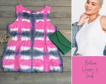 Débardeur à col rond tie-dye Taille M