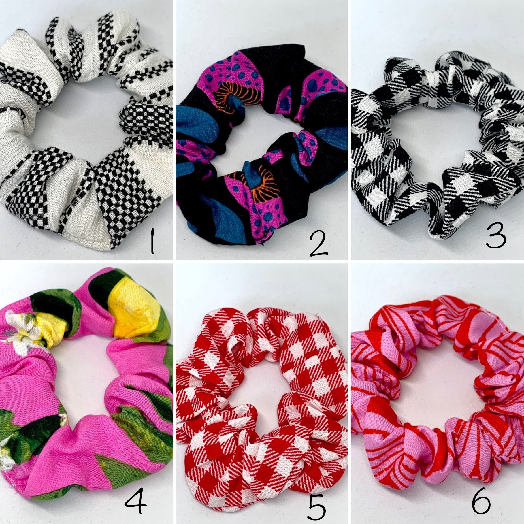 Handmade Scrunchies Hair tie Hair Accessories Elastic Etsy