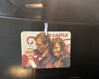 Custom Photo Car Air Freshener, Picture Air Freshener, Custom Car Freshie, Personalized Gift, Mothers Day Gift, Gift for Mom