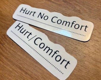 Hurt Comfort Sticker, AO3 Fanfiction Fandom Tag