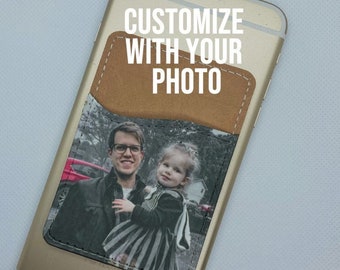 Photo Phone Card Holder, Personalized With Your Photo