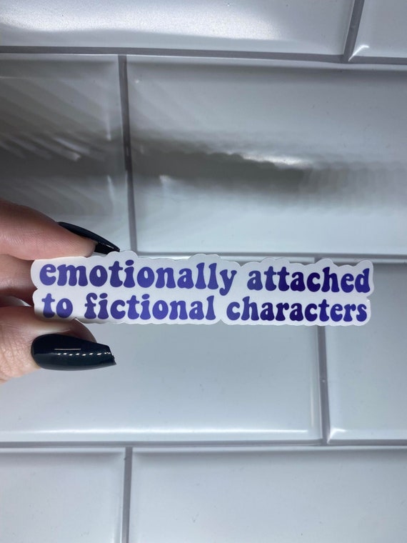 Fictional Characters Glossy Sticker, Fandom Sticker