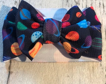 Headband Space Planets Solar System Astrology Magic Scarf Head Wrap Neck Gaiter