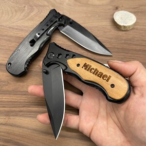 Birthday Gift for Him, Birthday Gifts, Engraved Knife, Birthday Gift for Boyfriend, Gift for Him, Personalized Pocket Knife, Engraved Gift
