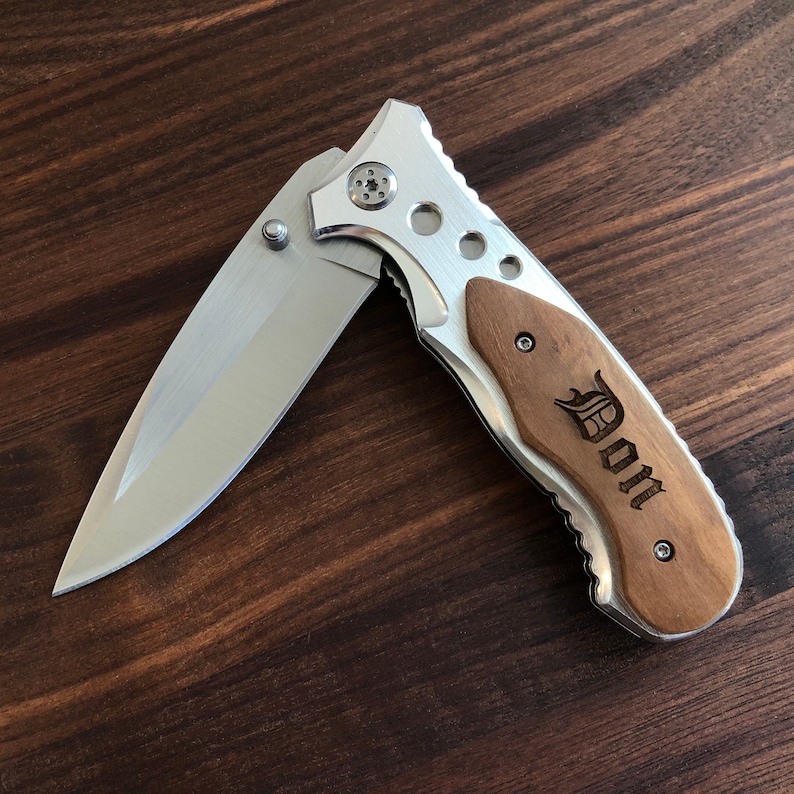 Gift for Brother Gift for Son Hunting Knife Pocket Knives Etsy