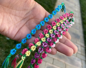 Daisy Chain Cute Paracord Bracelet Charm Bracelet Pretty Things