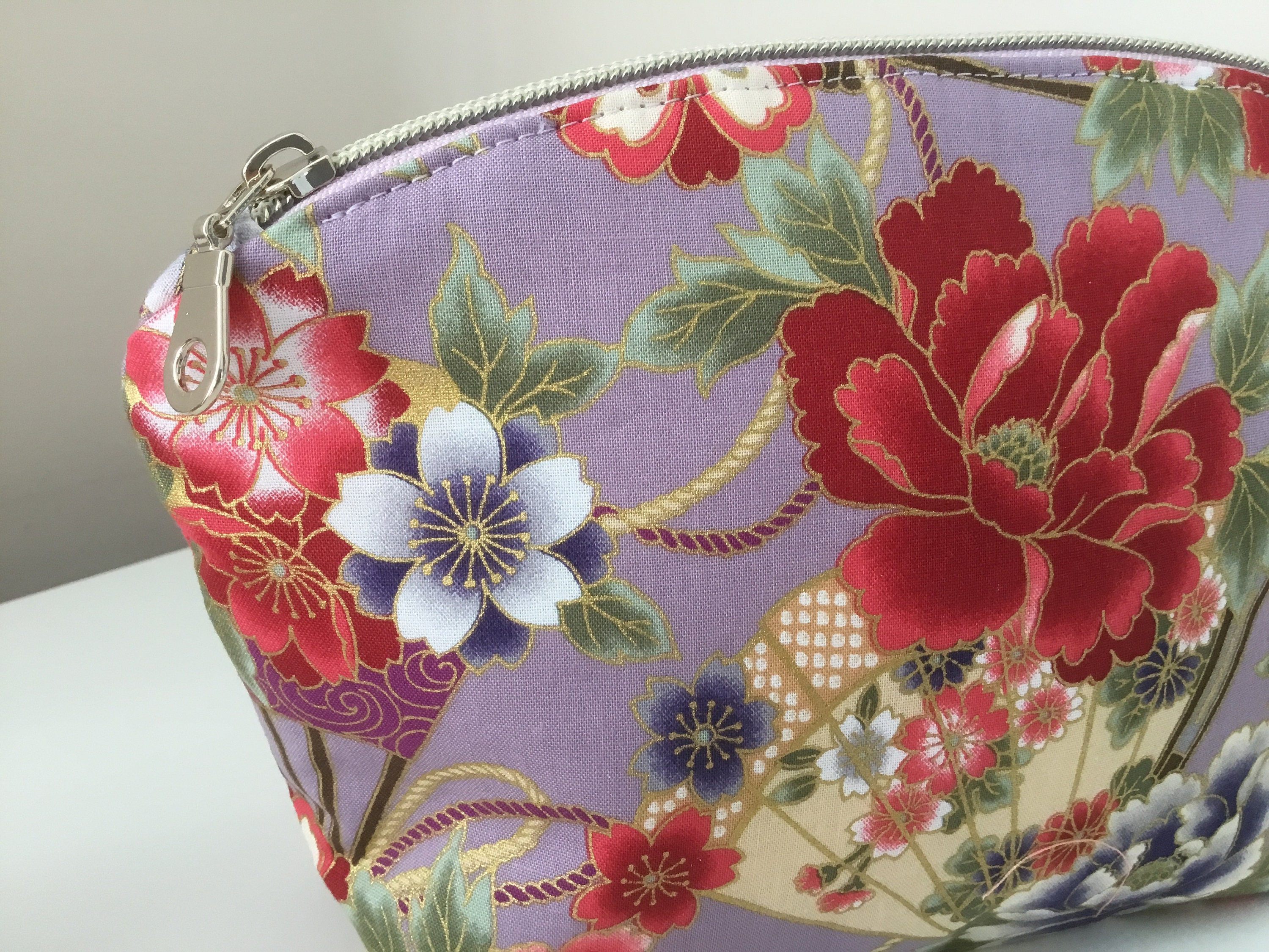 Handmade makeup bag washbag cosmetic bag gift oriental Etsy