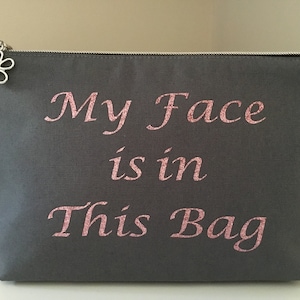 Personalised Make Up Bag, Cosmetics, Bridesmaid Gift, Birthday Present for Her, Girl, Mum, Auntie, Sister, Niece, Mothers Day, Valentines.