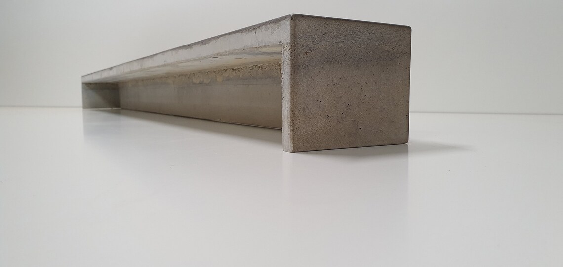 Concrete Fireplace Mantelshelfmantel Beam/floating Mantel Etsy UK