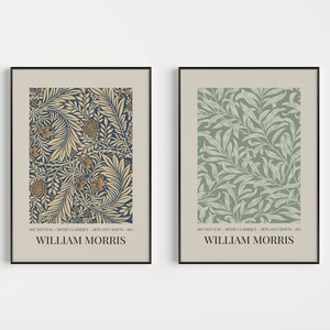 William Morris Printable Download Textile Wallpaper Art Nouveau Prints Patterns Designs Poster Clipart Decoupage Background Set of 4 973