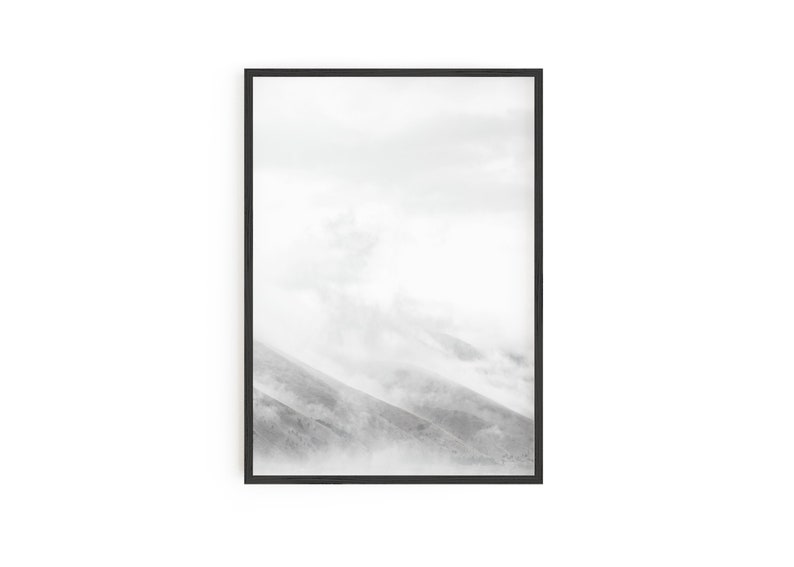 Black and White Nature Gallery Wall Set Minimal Rustic Wall | Etsy