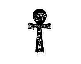 As Above, So Below - "ANKH" sticker