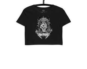 As Above, So Below - "GRIMEQUEEN" Crop Top