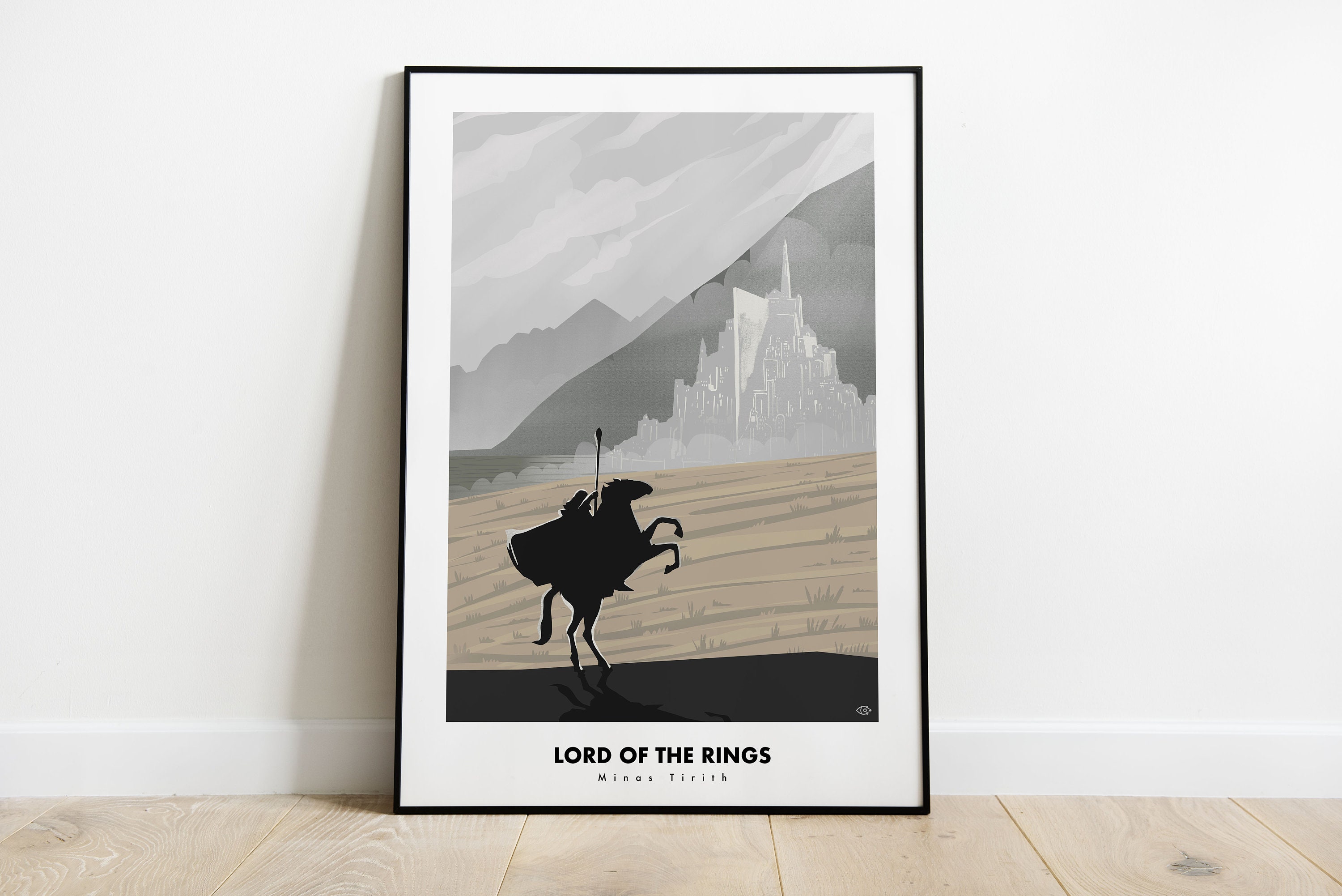 minas tirith' Poster, picture, metal print, paint by Designersen