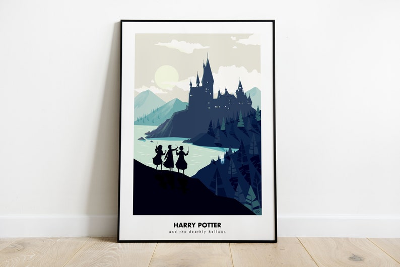 Harry Potter minimalist serie poster | Etsy