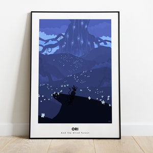 Ori and The Blind Forest - minimalistisches Poster