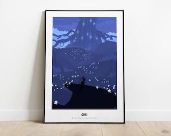 Ori and The Blind Forest - minimalist poster