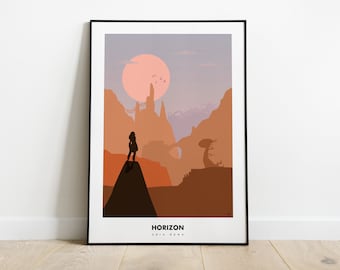 Inspired by Horizon - minimalist poster