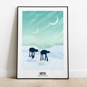 Hoth - minimalist serie poster