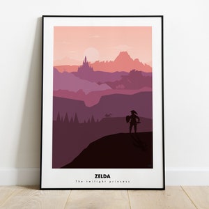 Jeu vidéo - poster minimaliste - Twilight princess