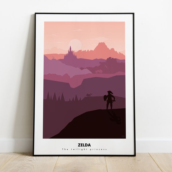 Video Game - minimalist poster - Twilight princess