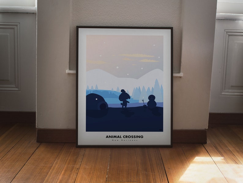 Animal Crossing minimalist poster image 6