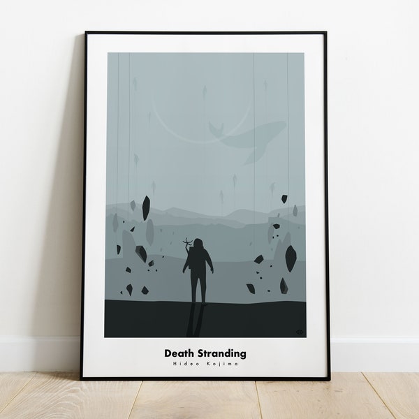 Death Stranding - minimalistisches Poster