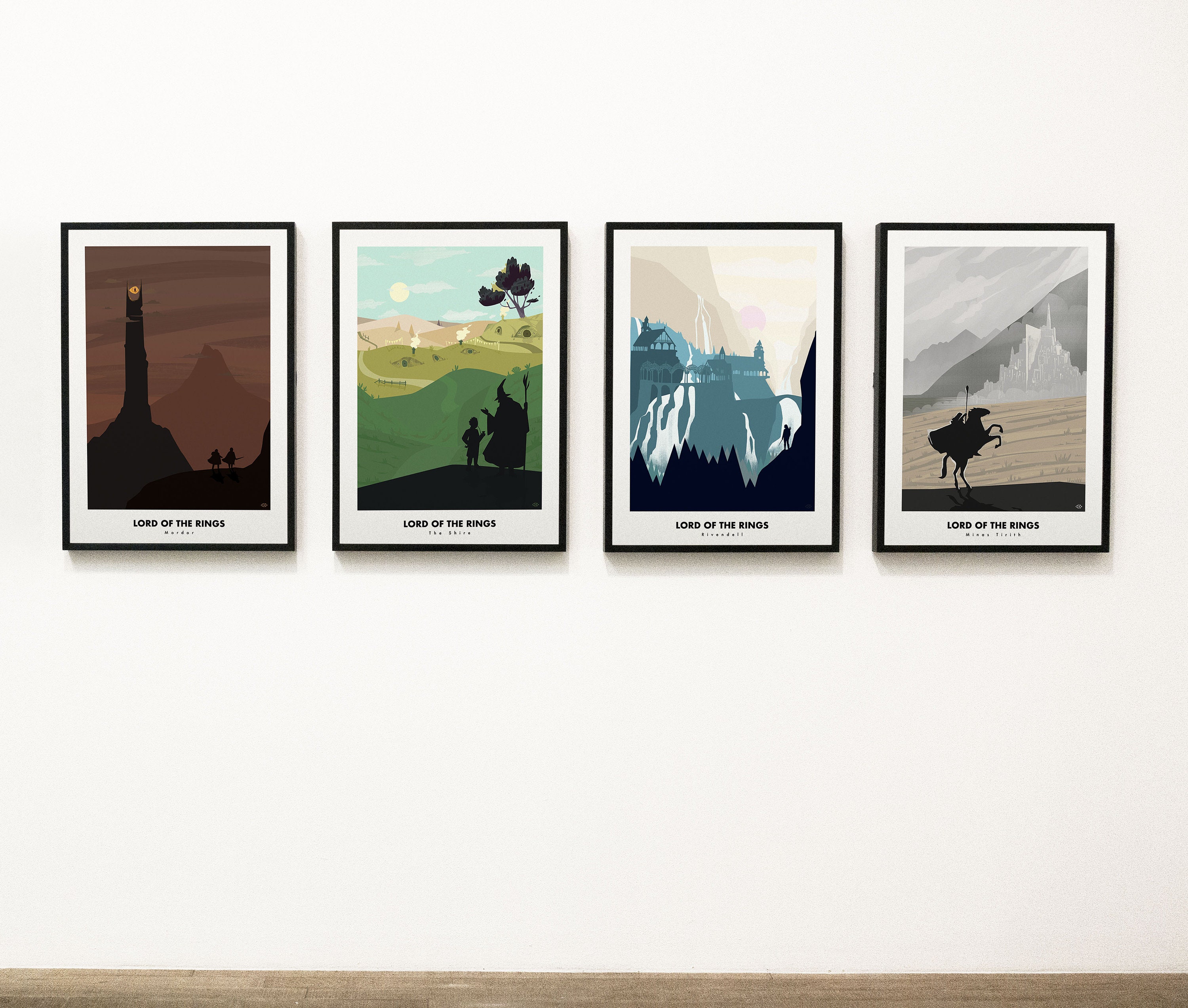 Minimalist Movie Posters Lord Of The Rings
