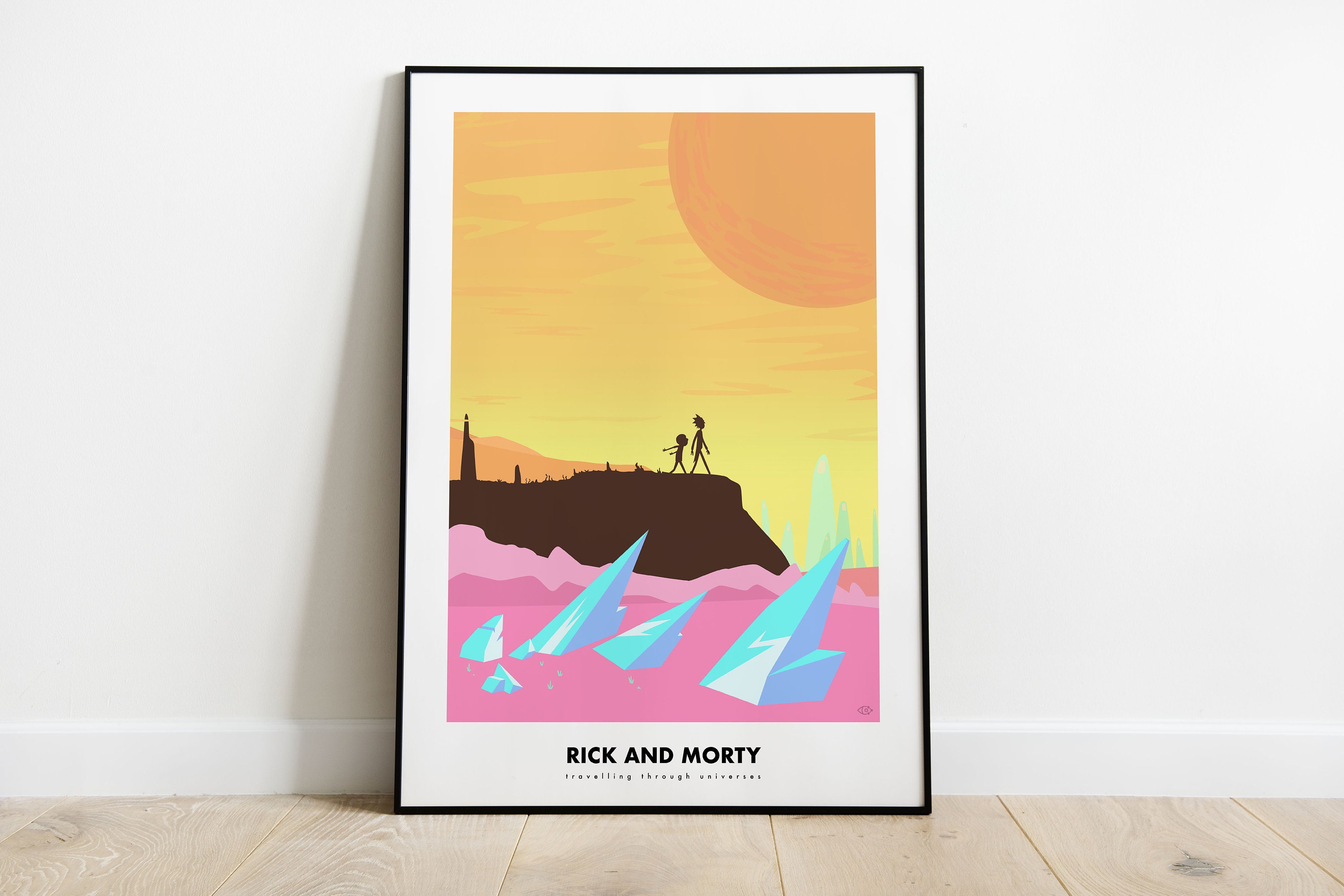 Animation inspired - minimalist poster