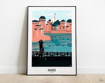 Naboo - minimalist serie poster