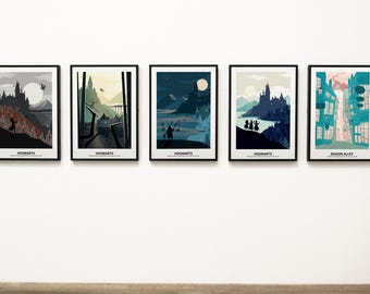 wizard world - minimalist serie poster