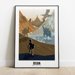 inspired by BOTW - Zelda - minimalist poster