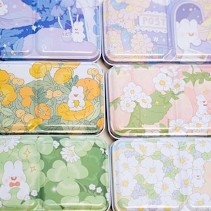 Cute watercolour palette pocket paint palette set - perfect gift for artists, outdoor travel plein air watercolour or gouache