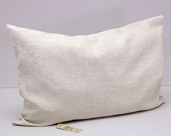 Linen/ Cotton bedding pillowcase, minimalistic sleeping pillowcase