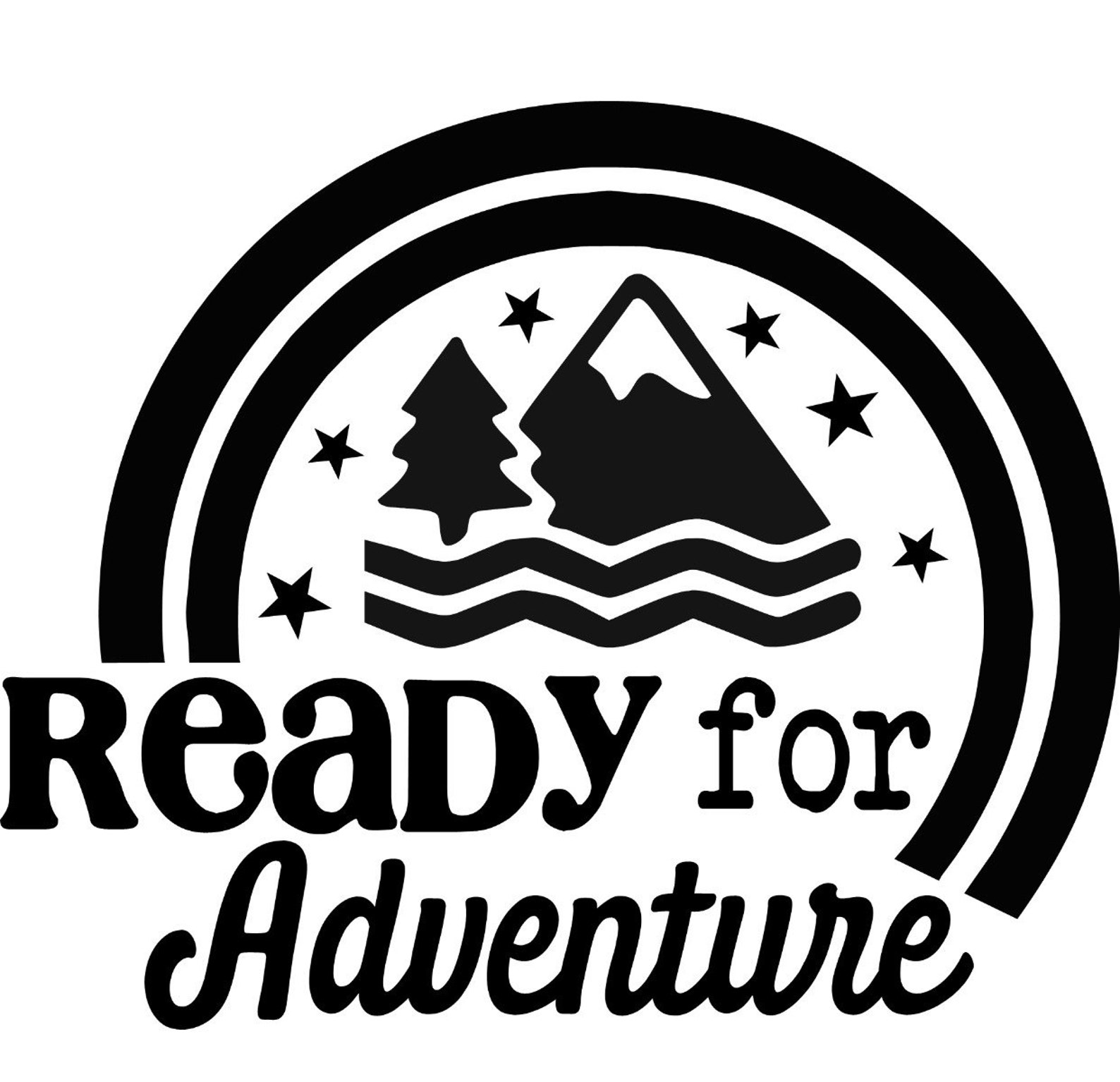 Ready for Adventure Vinyl Decal. Adventure Decal. Outdoorsy Etsy