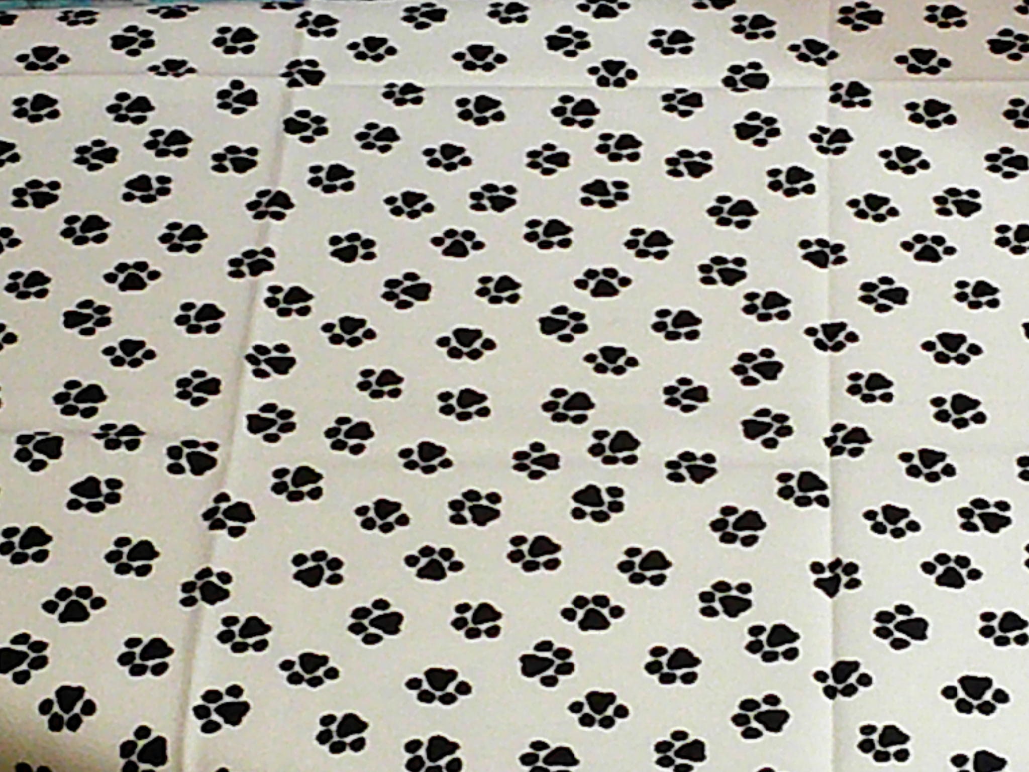 Dog Paws Fabric 100 Cotton Sold As Fat Quarters Only Etsy