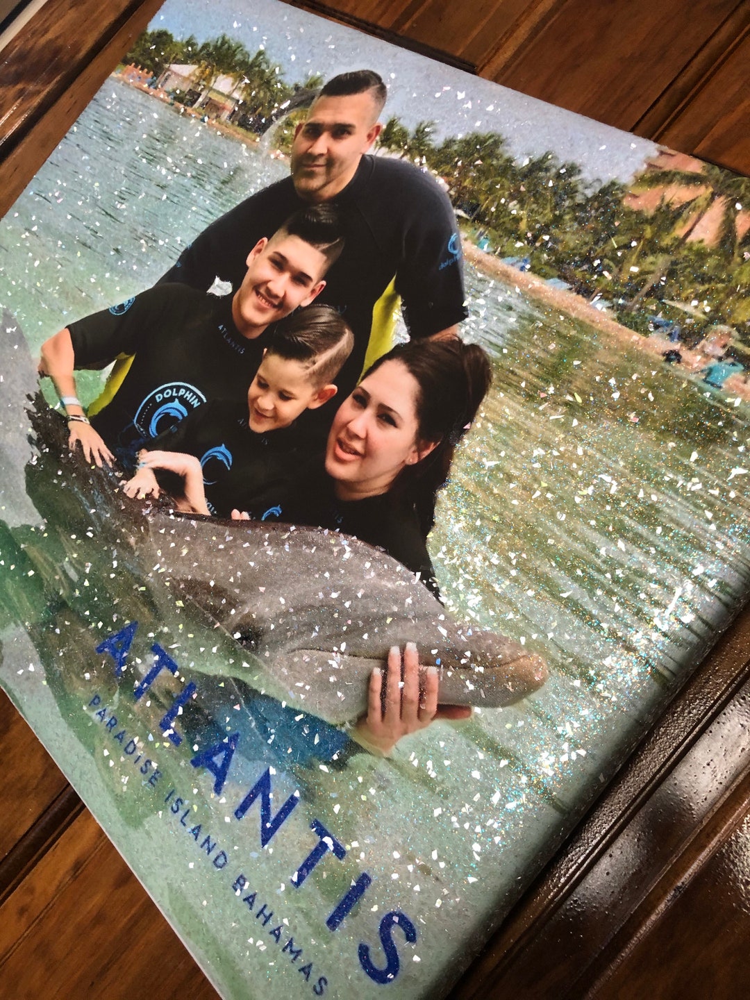 Diamond Dust Covered Canvas, Glitter Canvas, Glitter Photo Etsy