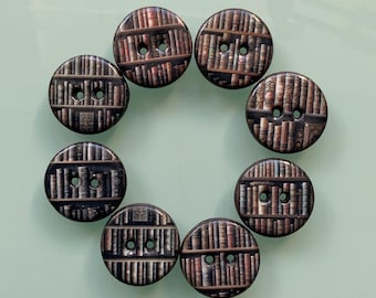 8 "Bookshelf" knobs, 22 mm