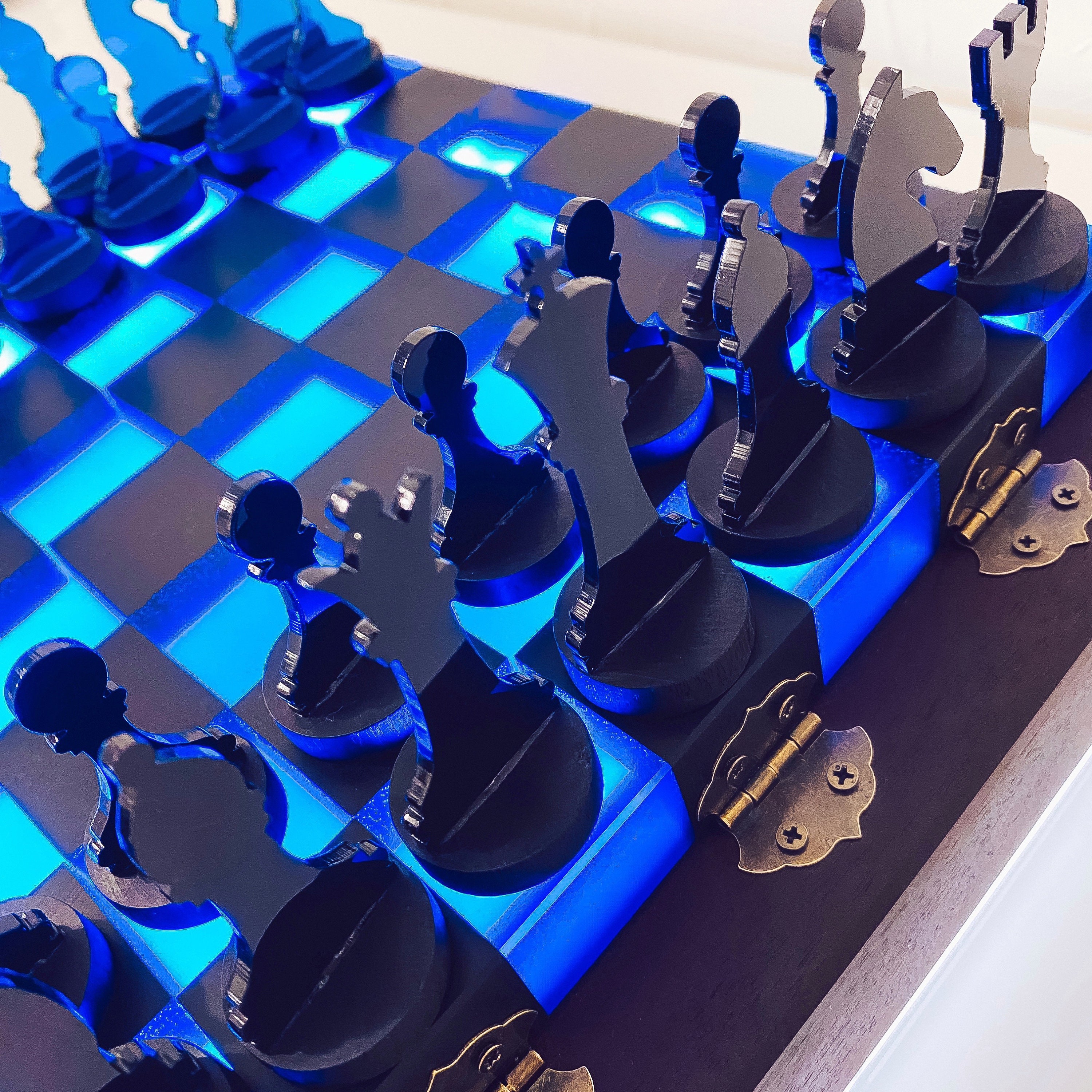 Chess set wood chess chess exclusive chess exclusive gift Etsy