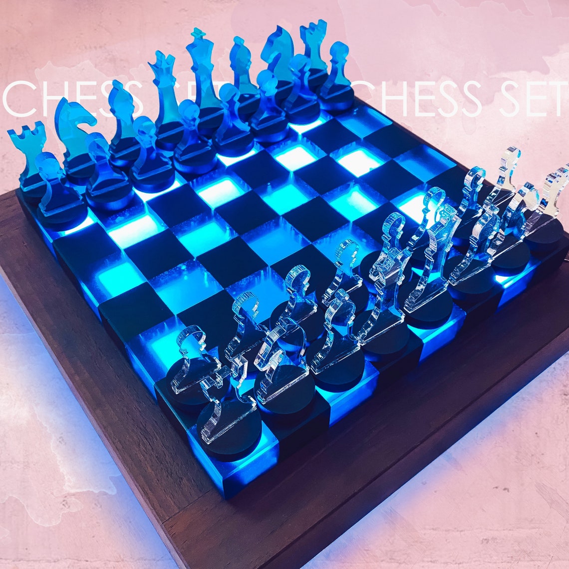 Chess set wood chess chess exclusive chess exclusive gift Etsy