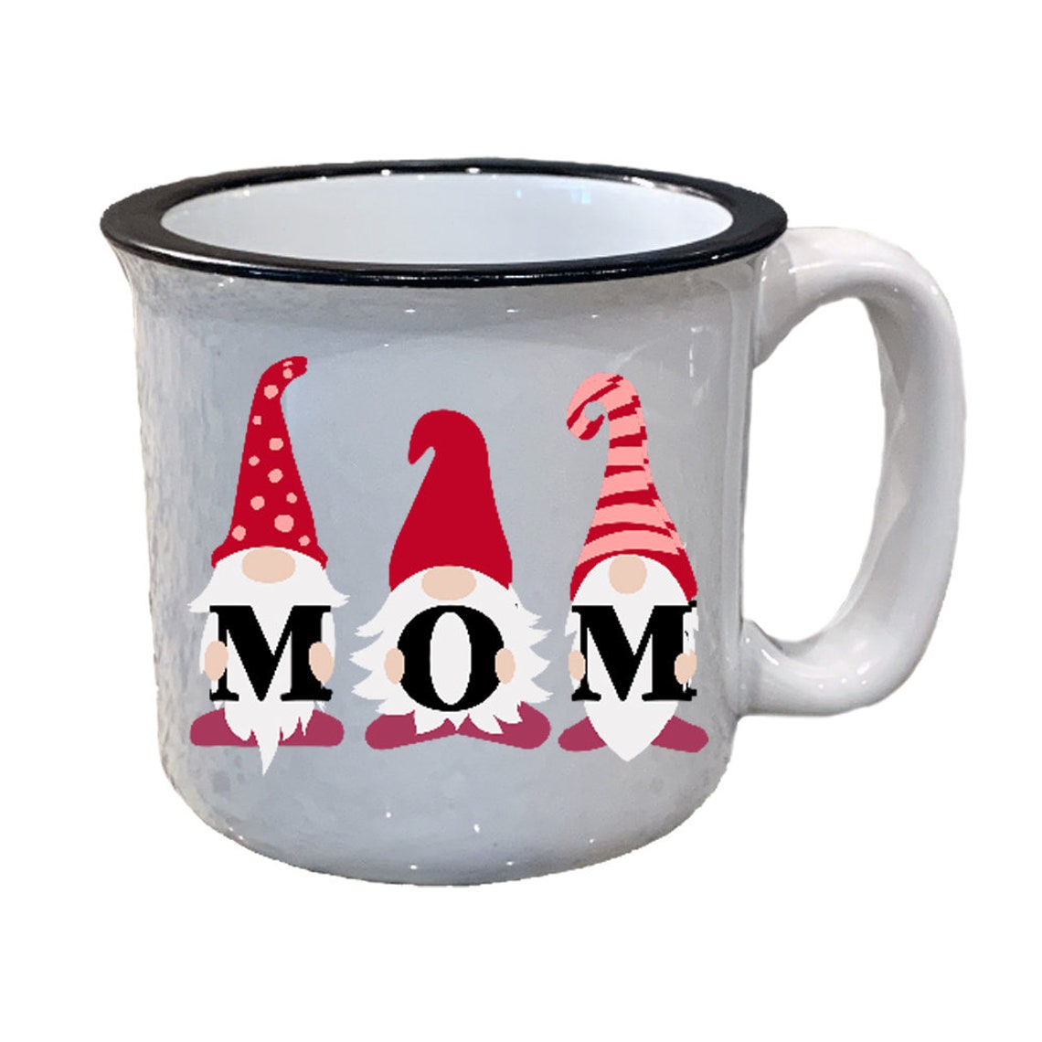 MOM GNOME MUG Personalized Ceramic Coffee Mug Mother's Etsy