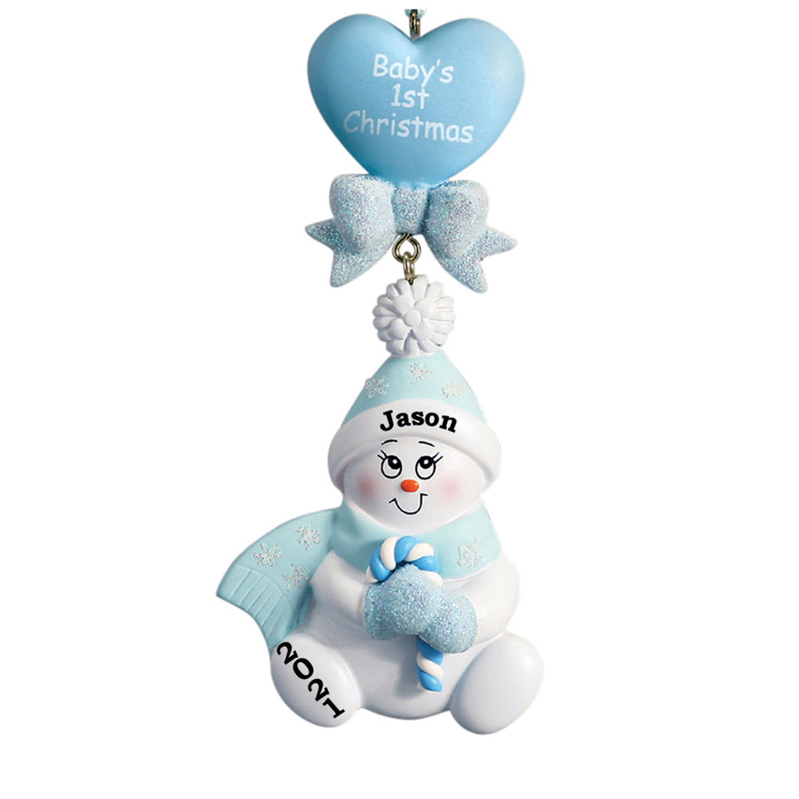 BABY BOYS FIRST Christmas Personalized Ornament Choose Etsy