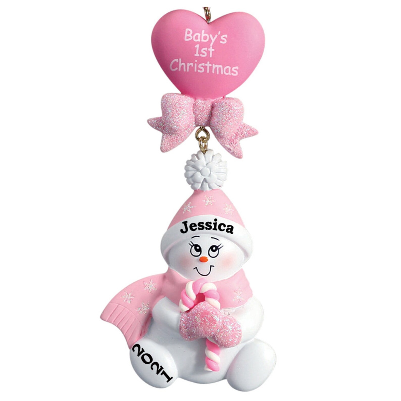 BABY GIRLS FIRST Christmas Personalized Ornament Choose Etsy