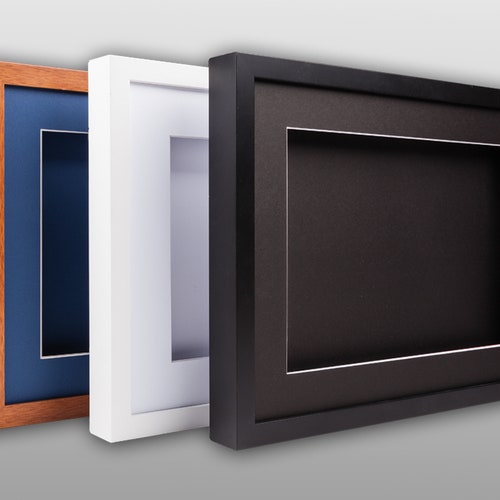 White Shadow Box Frames Etsy Australia